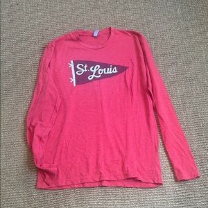 Red St. Louis Long Sleeve Shirt